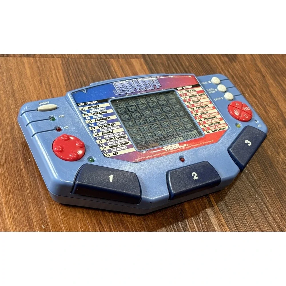 Vintage Tiger‎ Electronics Jeopardy Handheld Game with Cartridge Working